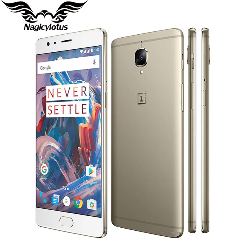 

New Original Oneplus 3 Mobile Phone 6GB RAM 64GB ROM Snapdragon 820 Quad Core 5.5" Android Fingerprint A3000 4G LTE Smartphone
