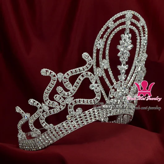 Mo134 Lager Регулируемый Miss Univer классический принцесса украшения для волос аксессуары для вечеринки выпускного вечера шоу головные уборы театрализованные Короны Диадемы
