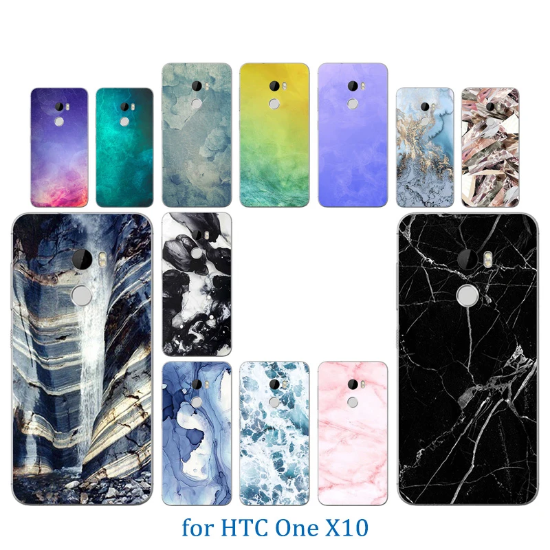 

Phone Cases 5.5 inch For HTC One X10 Color Stone Pattern Funda For HTC One X10 Soft Silicon Clear Cover For HTC E66 Luxury Coque