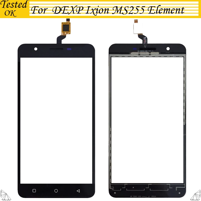 

5.5 inch For DEXP Ixion MS255 Element Touch Screen Glass 100% Tested Glass Panel Touch Screen For DEXP MS 255 TouchScreen