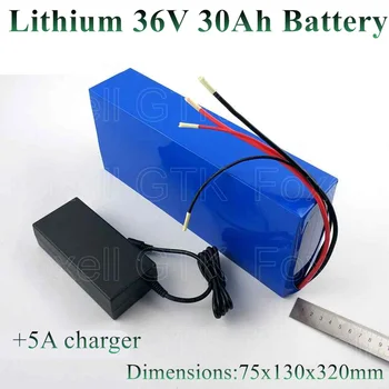 

Brand 36v battery 30Ah li-ion batterie 36v pack lithium BMS battery 36v 20ah for AGV motor 1000w ebike power robots + 5A charger