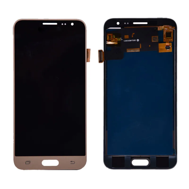 J320 lcd для samsung Galaxy J3 J320 J320A J320F J320M lcd дисплей кодирующий преобразователь сенсорного экрана в сборе регулировка яркости