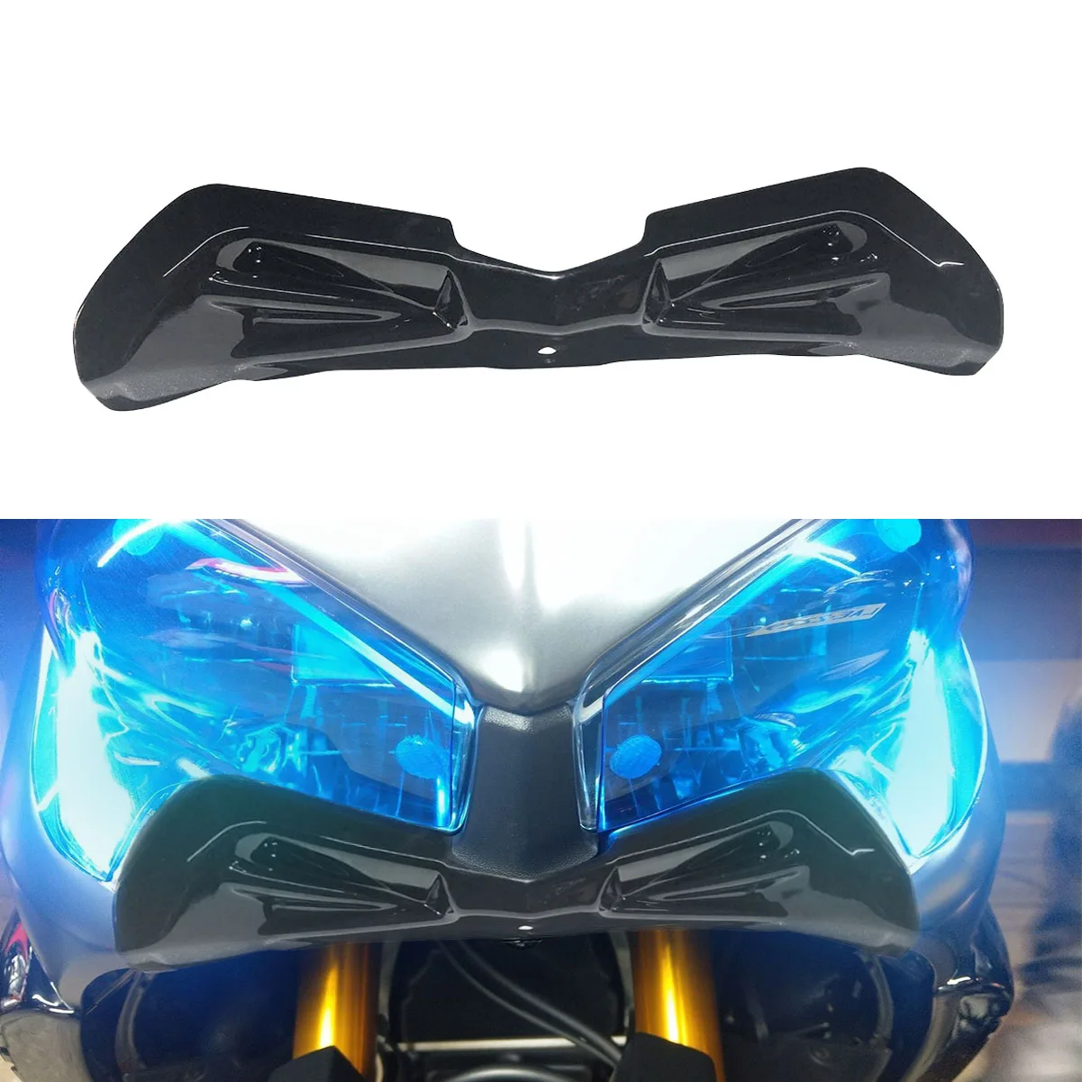 

Motorcycle Motorbike Accessories ABS Decorative TMAX 530 Guard Cover Headlight Protector For Yamaha 2017-2019 TMAX530 T-MAX 530