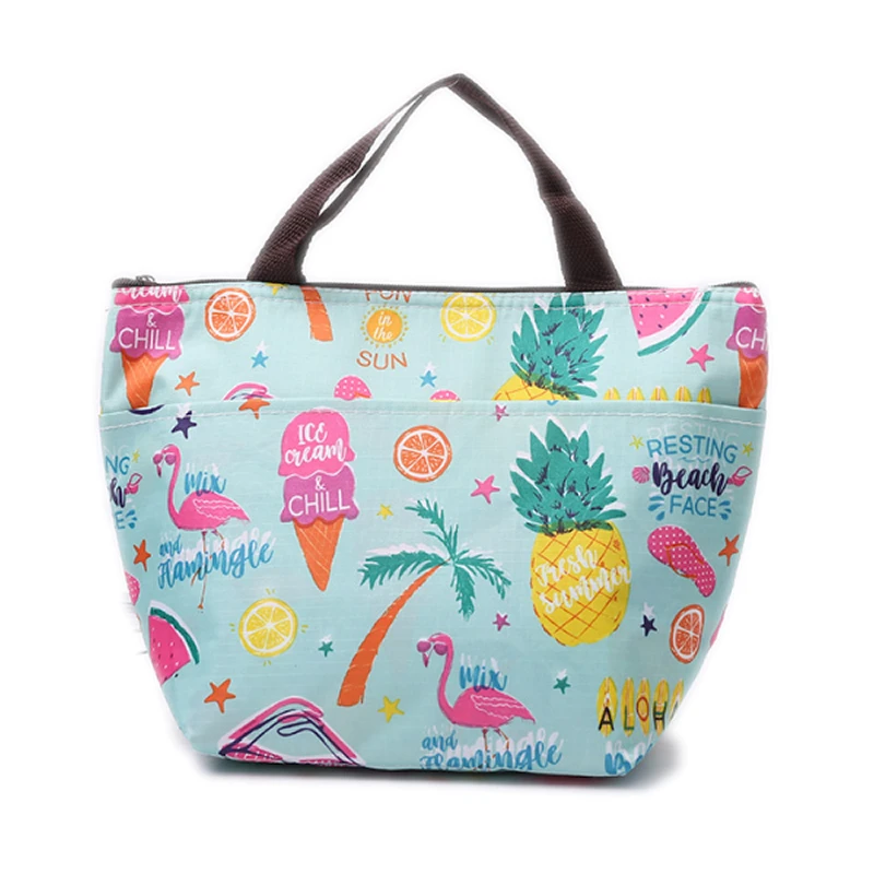 

Cute Women Portable Lunch Bag Cartoon Watermelon Lemon Thermal Food Box High Capacity Kid Insulated Picnic Men Cooler Bag Tote