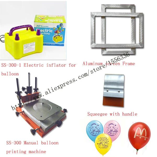 

manual balloon printing machine in screen printers