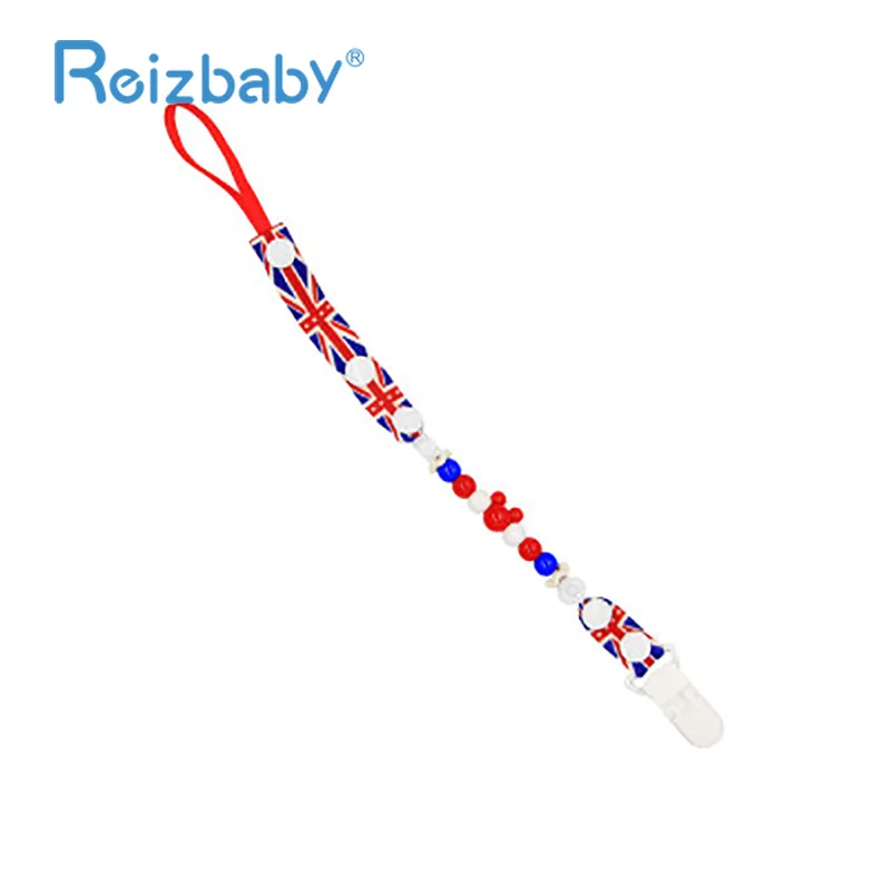 Reizbaby детская ниппельная цепь 1 шт. анти-потерянная пустышка струнные бусины
