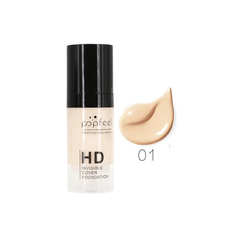 Профессиональный макияж HD невидимая крышка Жидкая Основа база для макияжа лица Осветляющий крем для кожи лица гладкие кремы скрывают поры