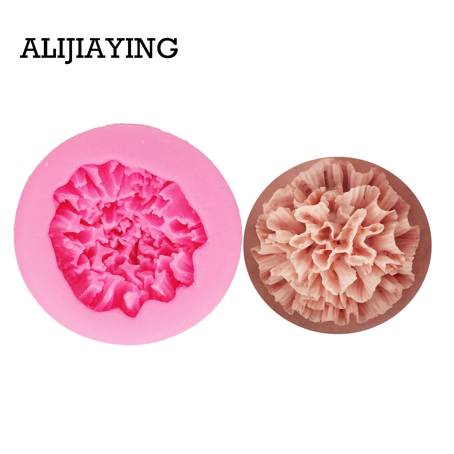 Carnation Floral Soap Mold Cake Mold Silicone Mould For Candy Chocolate Mold
