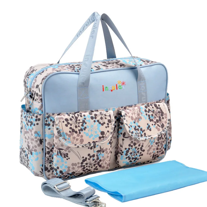 Baby Nappy Durable Bags Large Diaper Multifunction Handbag Waterproof Tote Mummy Messenger Baby Stroller Maternity Bag BB6051 (6)