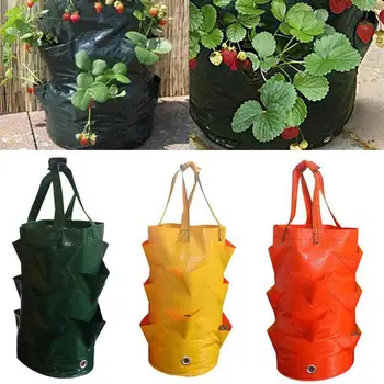 

Potato Strawberry Planter Bags For Growing Potatoes Outdoor Vertical Garden Hanging Open Style Vegetable Planting Grow Bag 1Pc