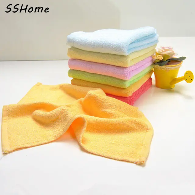 yellow hand towels soft beach squares towels baby bath hand towel bamboo green yellow pink blue 23x23cm small yellow hand towels soft beach squares towels baby bath hand towel bamboo green yellow pink blue 23x23cm small
