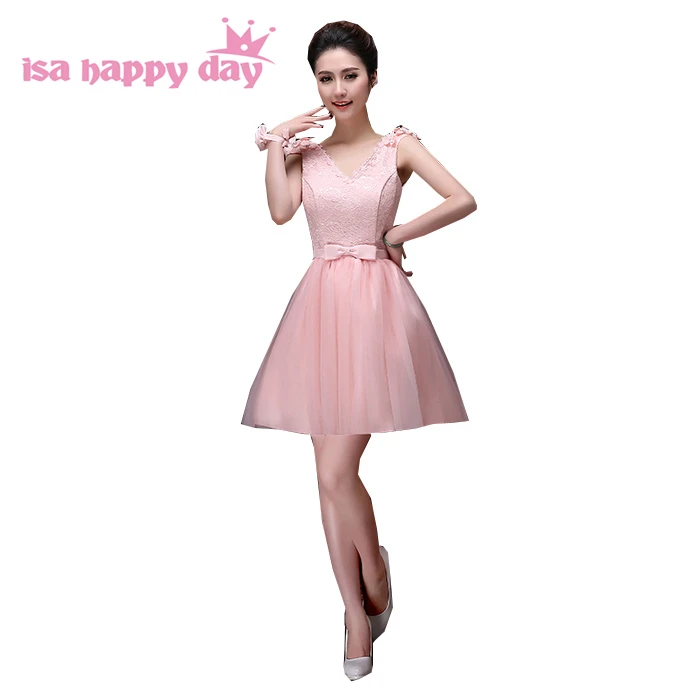 

womans girls pink sexy v neck gown ball dress evening party elegant formal special occasion dresses pageant gowns H3385