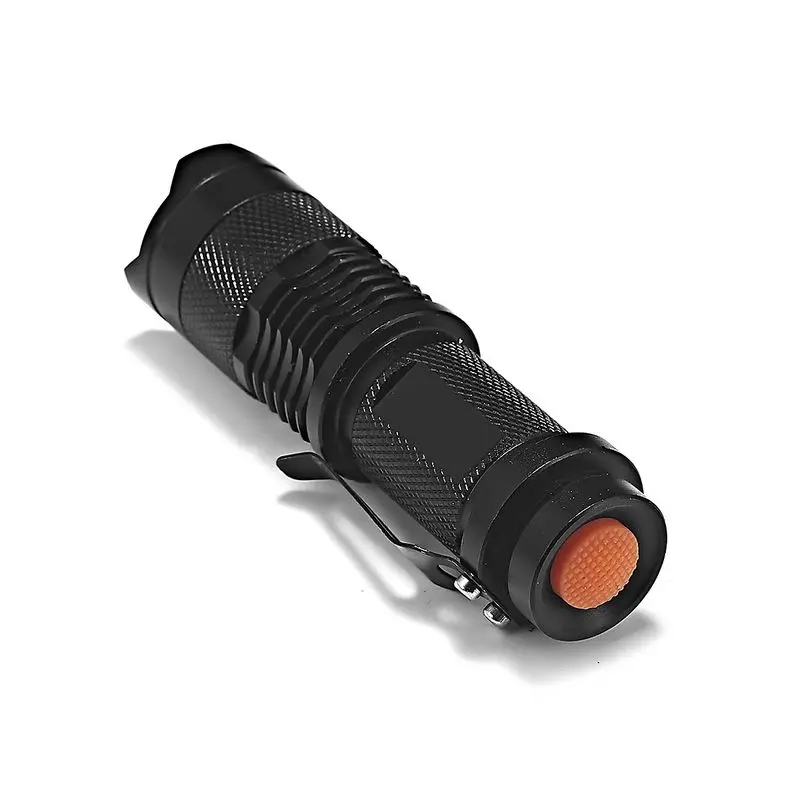 500 шт. мини УФ светодиодный фонарь CREE Q5 AA 14500 батарея Zommable лагерь тактический флэш