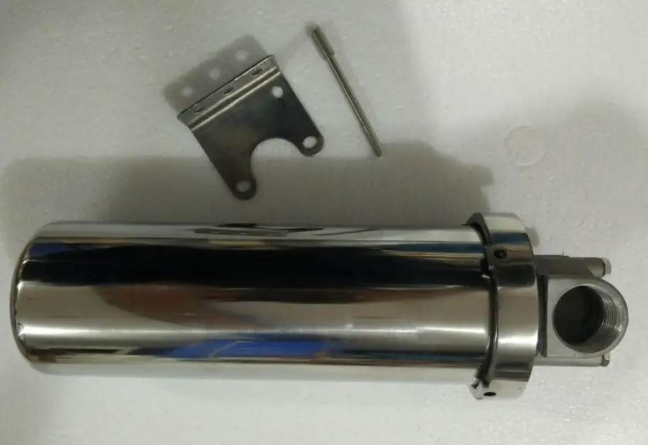 

10 inches hot water filter high flow filter 304 stainless steel housing with 316 stainless steel cap 1 inches port