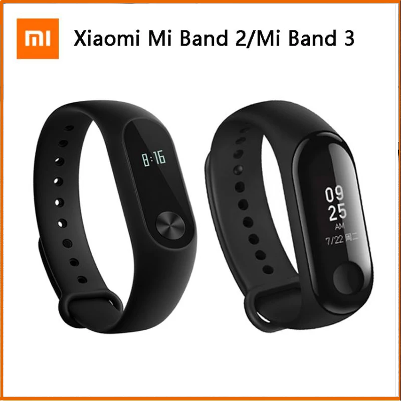 Оригинальный Смарт-браслет Xiaomi Mi Band 3 2 большой сенсорный экран OLED