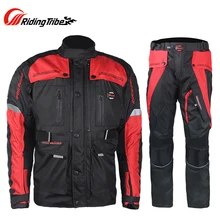 Moto rcycle pull suit Мужская одежда для гонок по бездорожью ветрозащитная Водонепроницаемая мотоциклетная куртка для путешествий для верховой езды куртка для мотоцикла брюки костюм