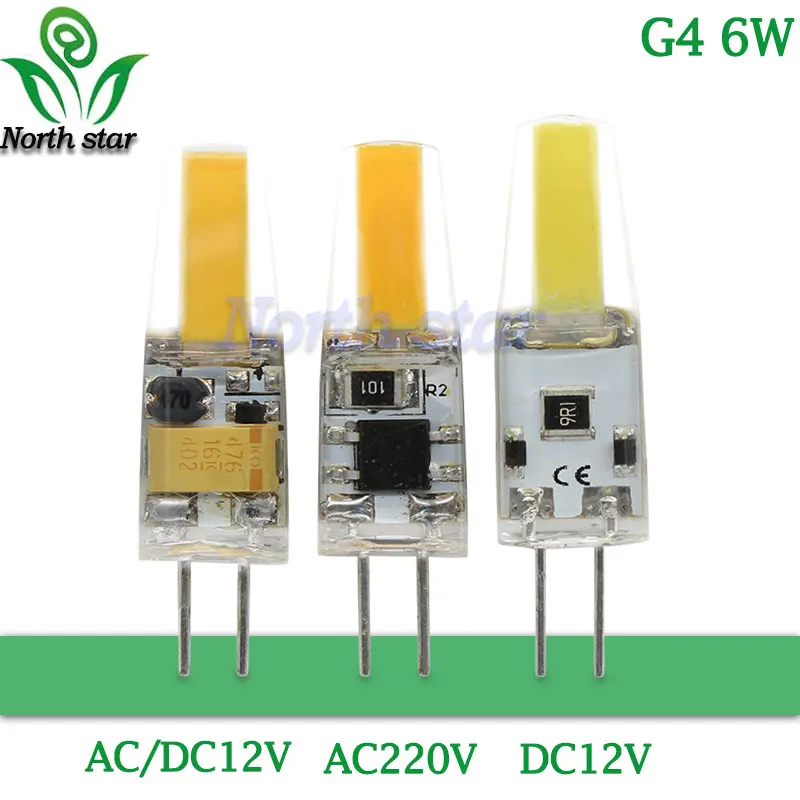 Светодиодная лампа G4 G9 E14 5 шт./лот сменные галогенные лампы COB SMD для прожекторов 12
