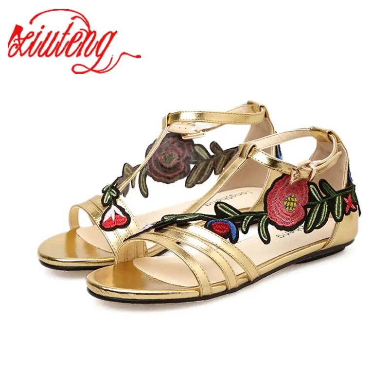 ladies flat sandals size 9