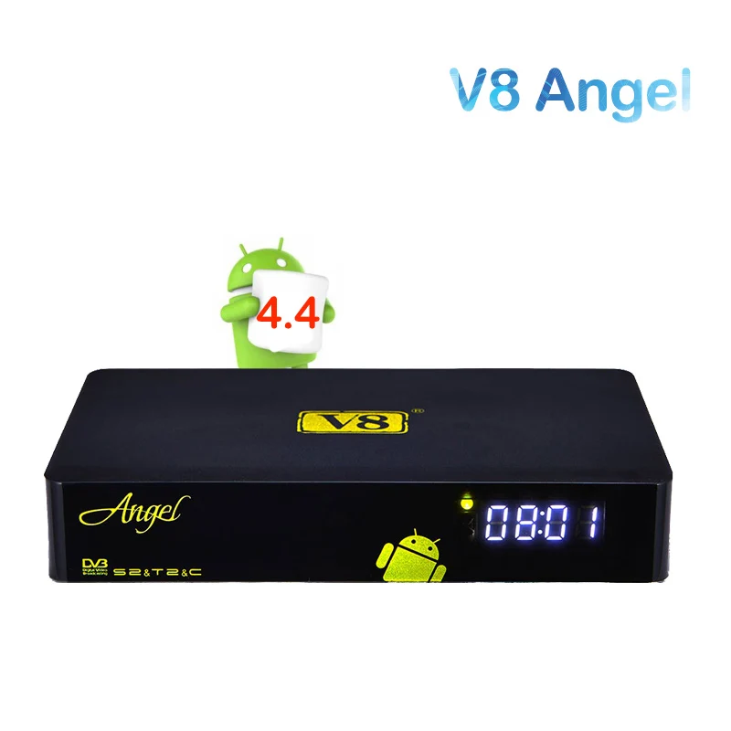 2016 New Arrival Android TV box Freesat V8 Angel support CCcam IPTV Amlogic S805 TV Tuner DVB-S2 T2/C 1GB 8GB Satellite Receiver