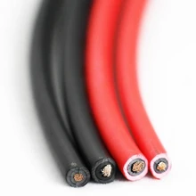 1 м красный цвет+ 1 м черный всего 2 м MC4 Соединительный кабель для солнечных батарей 4mm2 TUV одобрение PV кабель питания провода 12AWG для MC4/MC3