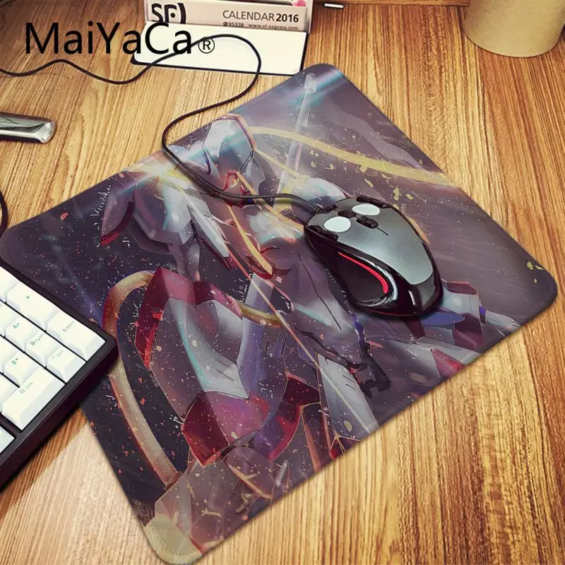 Maiyaca, крутой коврик для мыши в стиле аниме «Дарлинг в франксе», игровые коврики для геймеров, коврик для мыши, игровой коврик для компьютера, игровой коврик для мыши - Цвет: Lock Edge 18x22cm