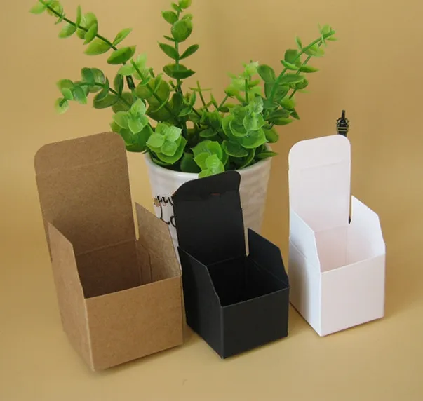 

20 шт/партия-9*9*9 см белая черная крафт-бумага подарочная коробка косметическая бутылка банка коробка ремесло подарок мыло ручной работы свечи хранения коробки клапанные трубки