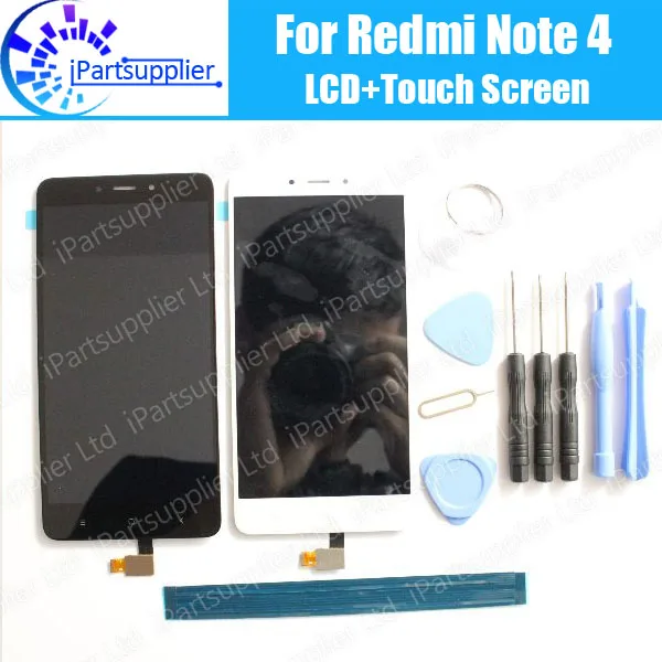 For Xiaomi Redmi Note 4 LCD Display Touch Screen 100 Original LCD Digitizer Glass Panel Replacement