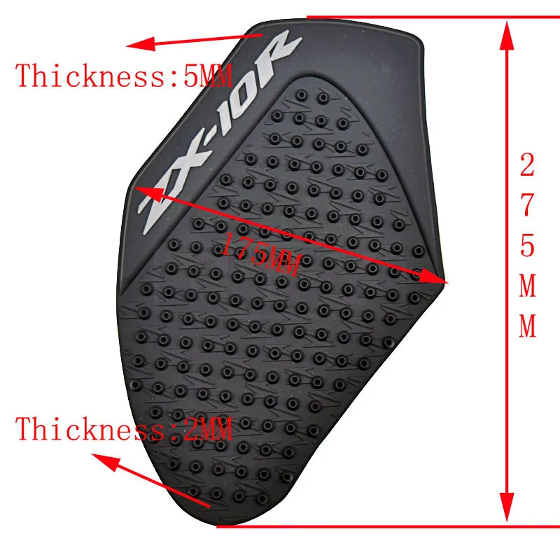 Motorcycle For Kawasaki ZX10R 2006 to 2013- ZX 10R high quality Motorcycle Anti slip Tank Pad Sticker Gas 3M Decal