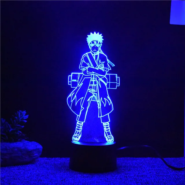 3D Led Naruto USB Table Lamp