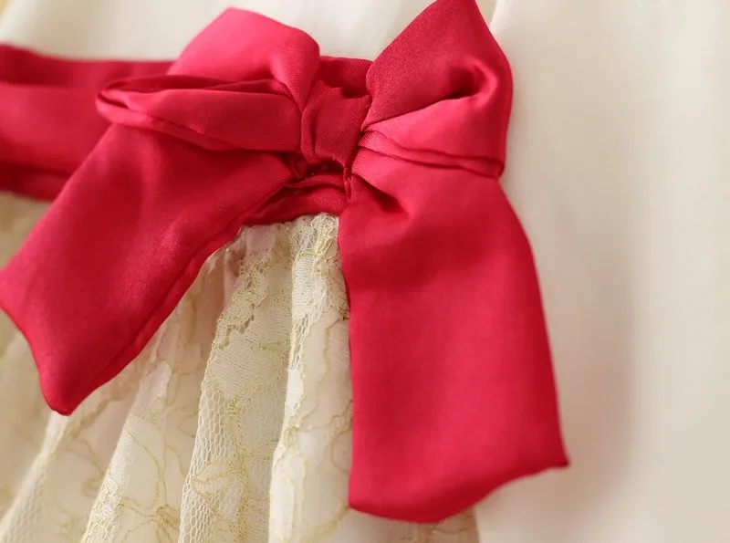 Комплект одежды с бантом для маленьких девочек; кружевная блузка с длинными рукавами в стиле пэчворк и штаны; хлопковая одежда принцессы для девочек