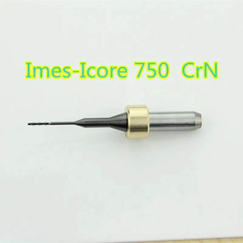 

5PCS/lot Dental Tungsten Carbide Milling Bur Machine Imes-Icore 750 System 0.6/1.0/2.5mm Length 53MM CrN For Cuting PMMA And Wax
