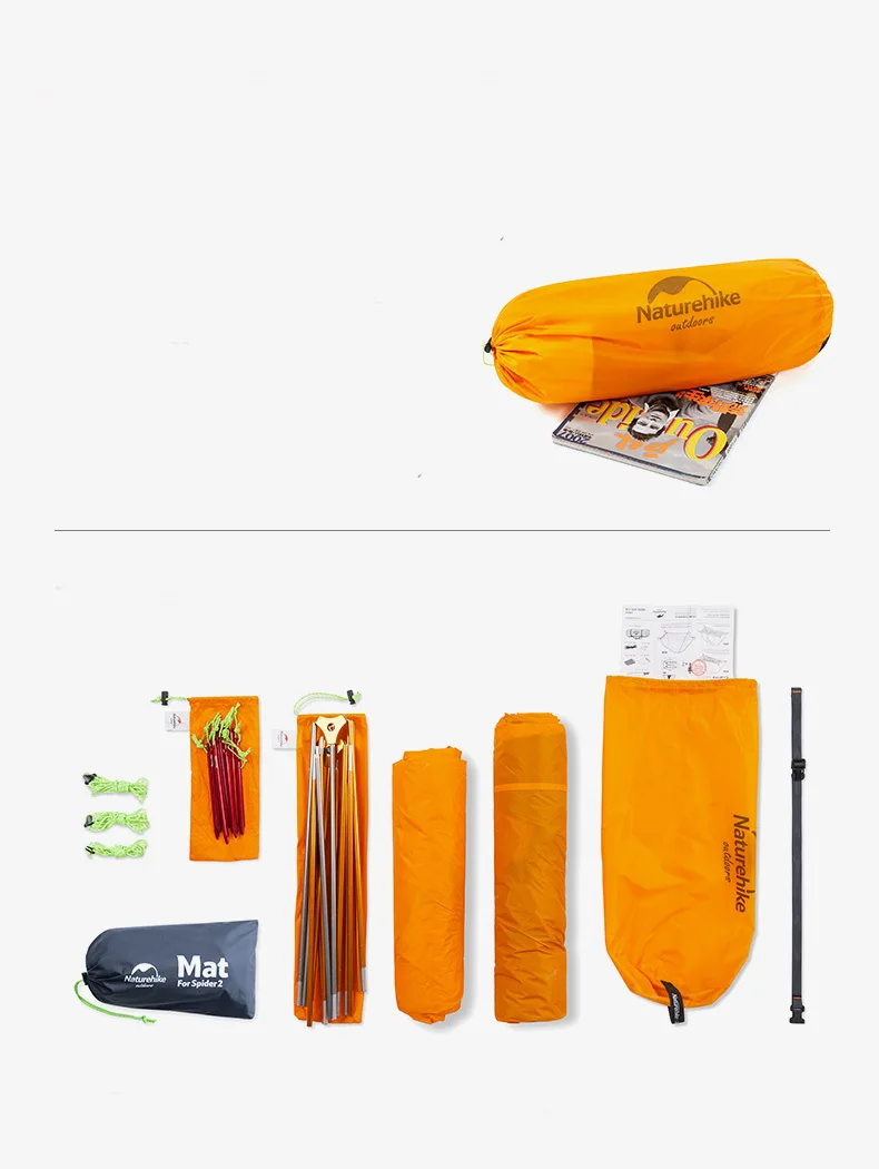 Barracas à Prova Barraca de Acampamento Naturehike Ciclismo Único Dwaterproof Água 1 2 Pessoa Mochila Trekking Montanha Pu4000 Ultraleve 10 High Quality Esporte e Lazer