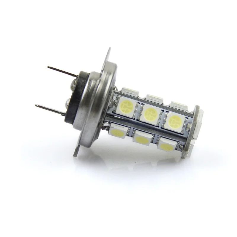 Автомобильный головной светильник светодиодный 5050 18 SMD H11 H8 лампа для стайлинга