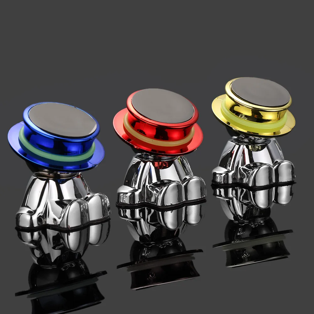 

1PC 360 Rotation Car Magnetic Holder Mount Hat Man Dashboard Stand For Cell Phone Metal Ball Cell Phone Accessories