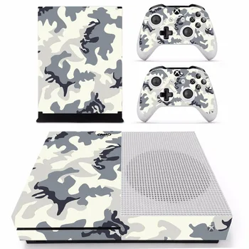 

Camouflage Camo Skin Sticker Decal For Microsoft Xbox One S Console and 2 Controllers For Xbox One S Skins Sticker Vinyl