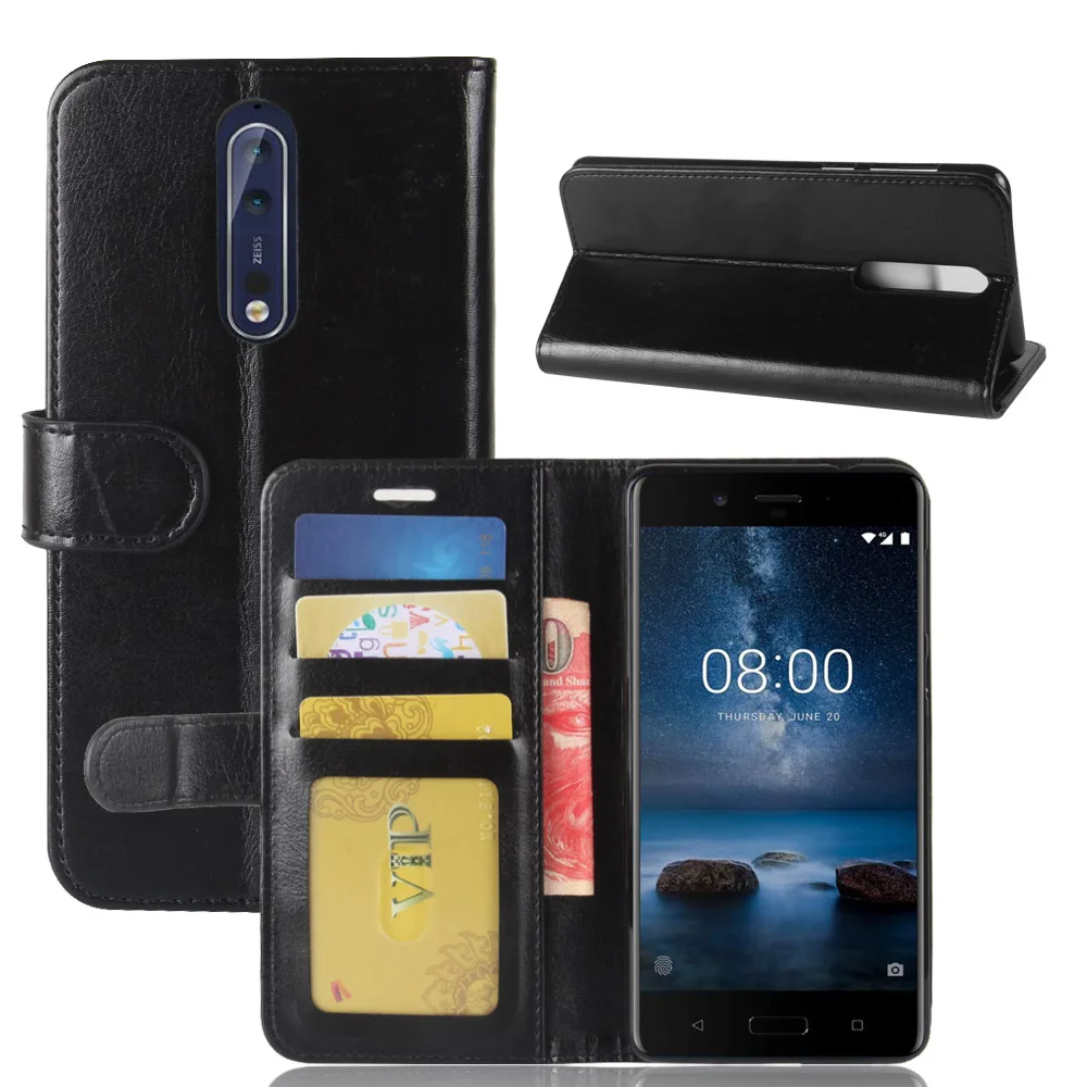 

Cyboris cases For Nokia 8 Cases Funda Luxury PU Leather Wallet Cover Phone Flip case for Nokia 8 Nokia8 Caso Coque