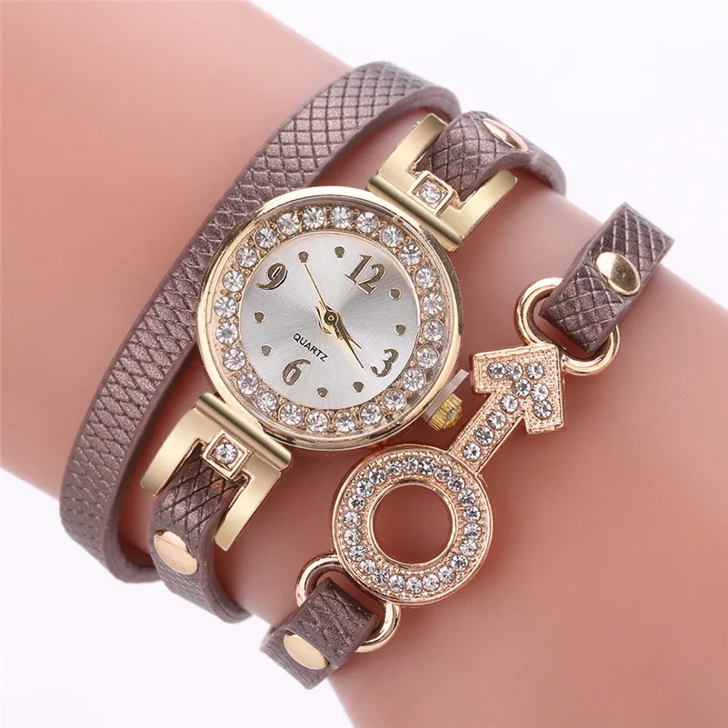 Brand Quartz Watches Women's Fashion casual Watches Popular Quartz Watch Luxury Bracelet Flower Gemstone Wristwatch clock M23 (7)