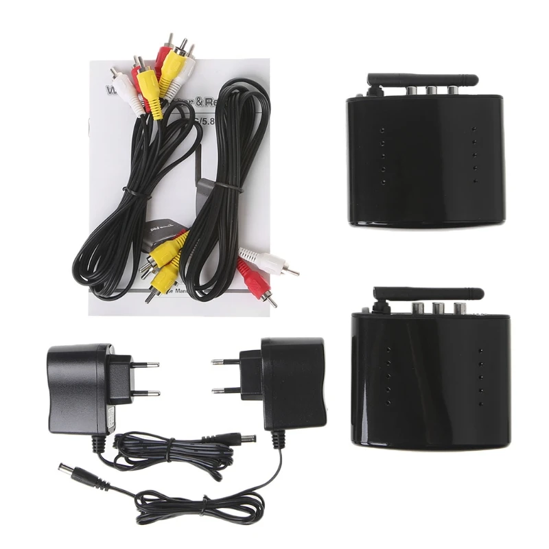 

1 PC 2.4GHz Wireless AV Sender TV Audio Video Transmitter Receiver PAT-330 New- Free Shipping
