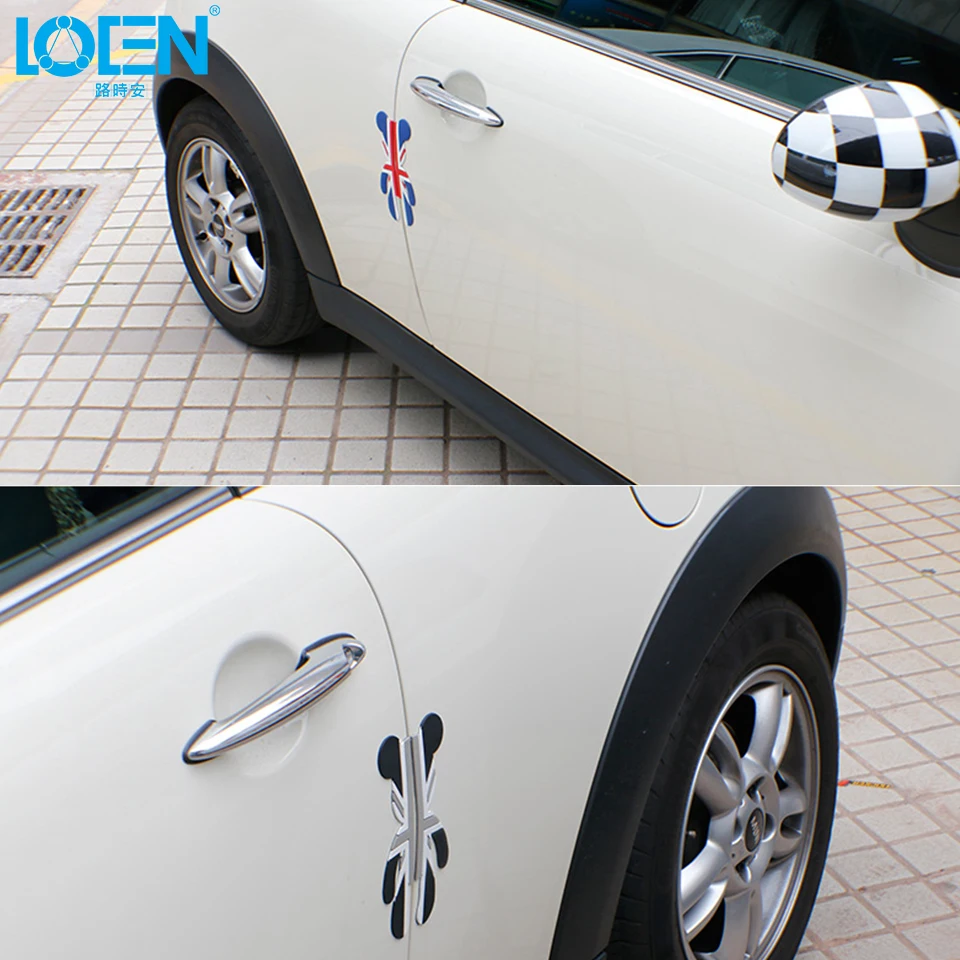 Автомобильный Стайлинг LOEN 3D стикер для защиты автомобильной двери защита