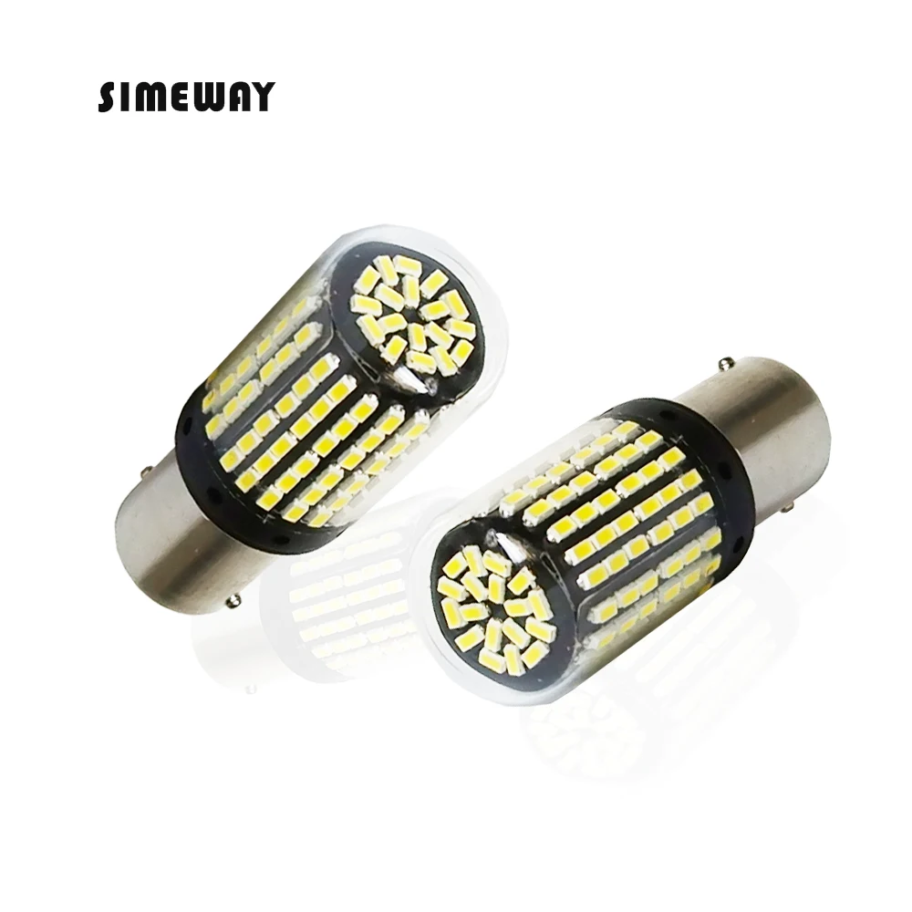 

Turn Signal Light Canbus 1156 BA15S P21W BAU15S LED Bulbs 144smd led T20 7440 W21W led lamp No Error hyper flash reverse light