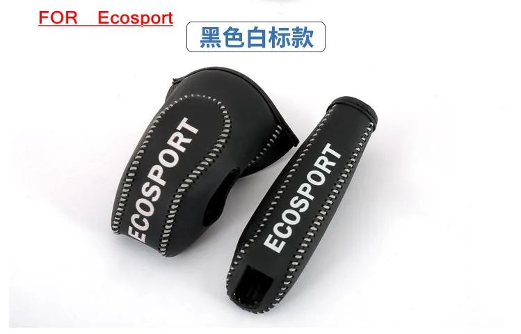 

Hand stitched leather gear sleeve For Ford Ecosport 2018 Car styling