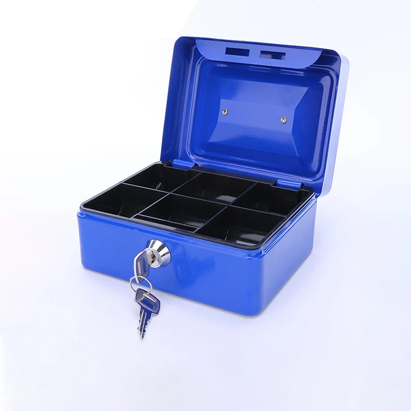 Safe Nordic Large Iron Password Cosmetic Storage Box With Lock Portable Jewelry Makeup Articles Organizer Sundries Container