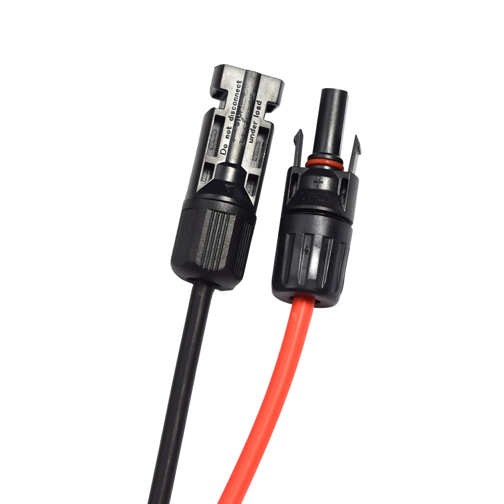 1 пара 6 м/19,7 футов 6мм²/10AWG черный+ красный удлинитель для панели солнечных батарей кабель провода с MC4 женский и мужской разъем