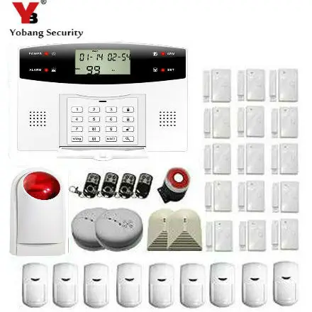 LCD Sans Fil GSM Autodial Home House Office Sécurité Cambrioleur Intrus Alarme