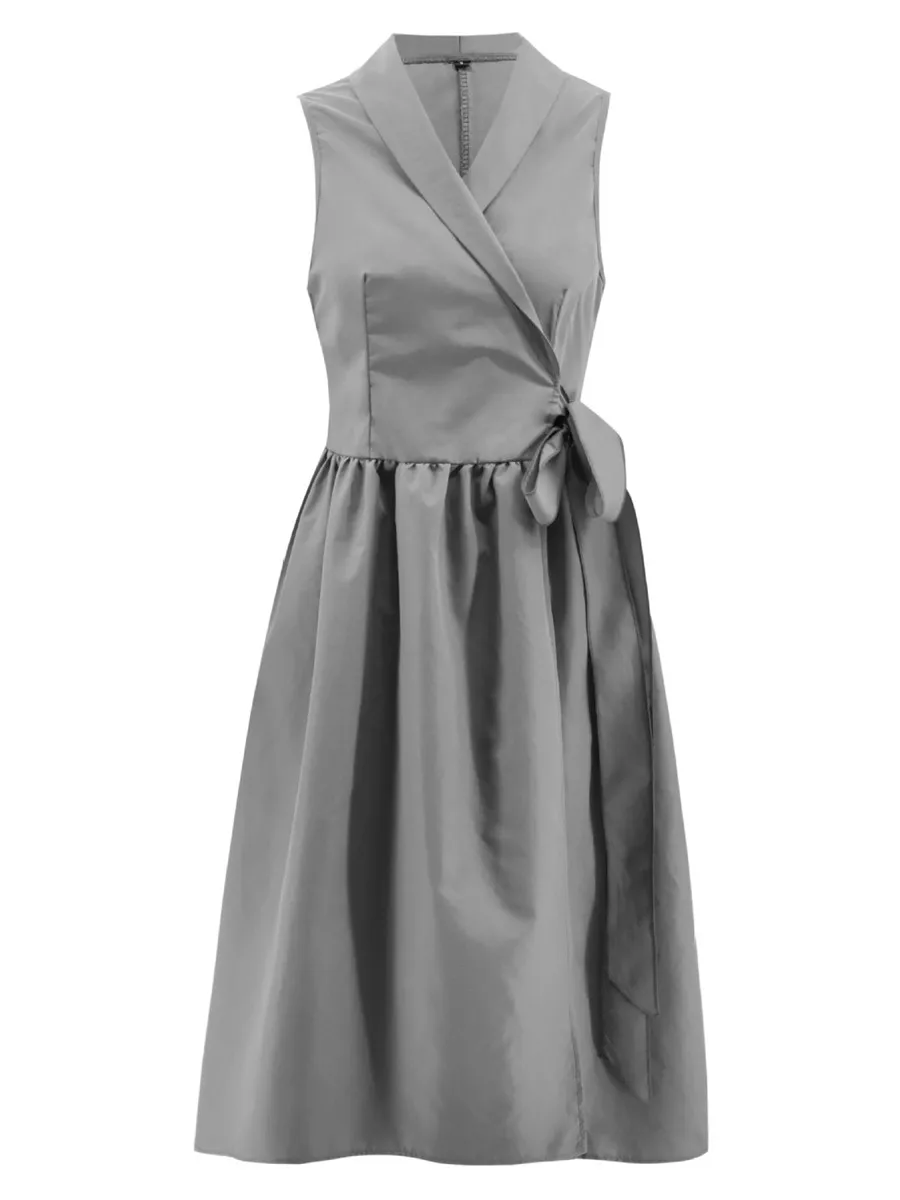 Gladiolus Deep V Neck Sexy Summer Dress Women Sleeveless Tunic Big Swing Vintage Women Dress 2019 Spring Elegant Party Dresses (20)