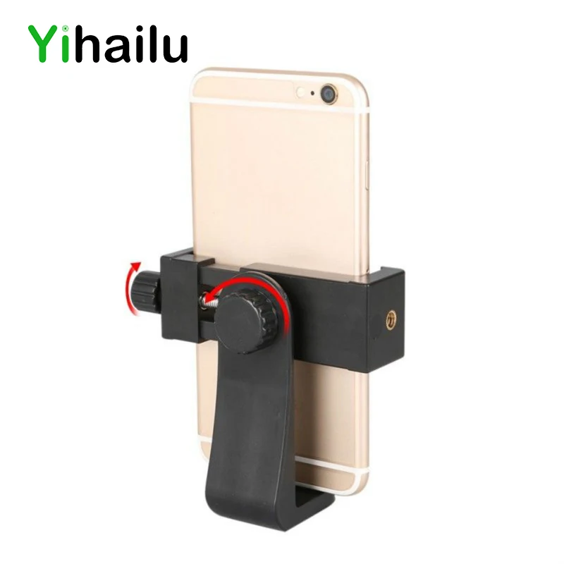 

Universal Cell Phone Tripod Adapter Holder Smartphone Universal Mount Adapte Rotates Vertical and Horizontal Adjustable Clamp