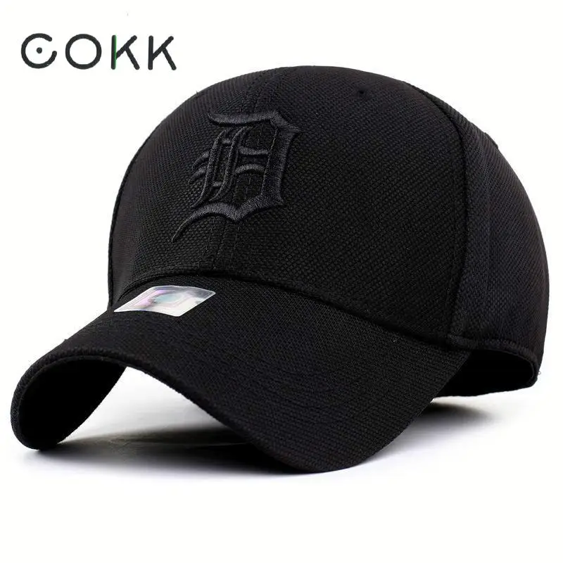 COKK Casual Quick Dry Snapback Men Full Cap Hat Baseball Running Cap Sun Visor Bone Male Casquette Gorras 2017 New Polo Hat