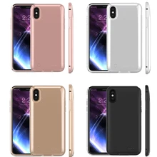 Чехол для зарядного устройства для iPhone x 5000 мАч, чехол для аккумулятора, чехол для зарядного устройства, ультра тонкий внешний чехол для резервного копирования