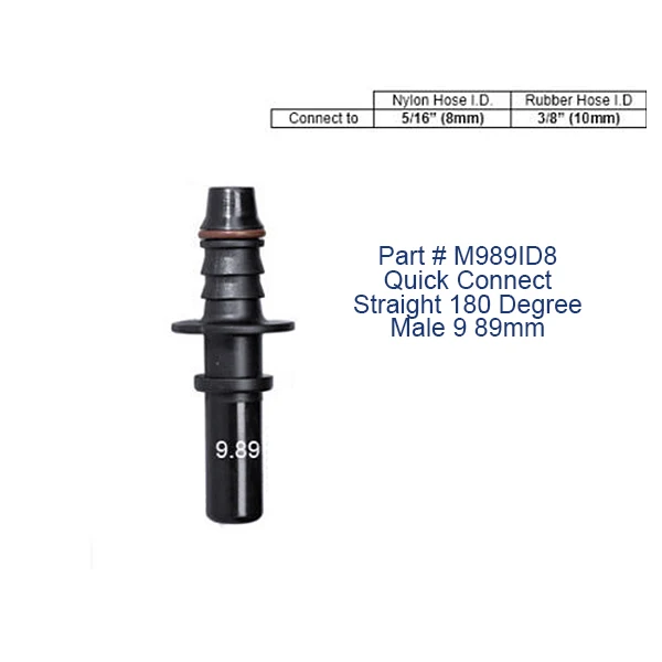 1 комплект 8 мм 9,89 автомобильный топливный шланг муфта быстроразъемный соединитель автомобильный Стайлинг
