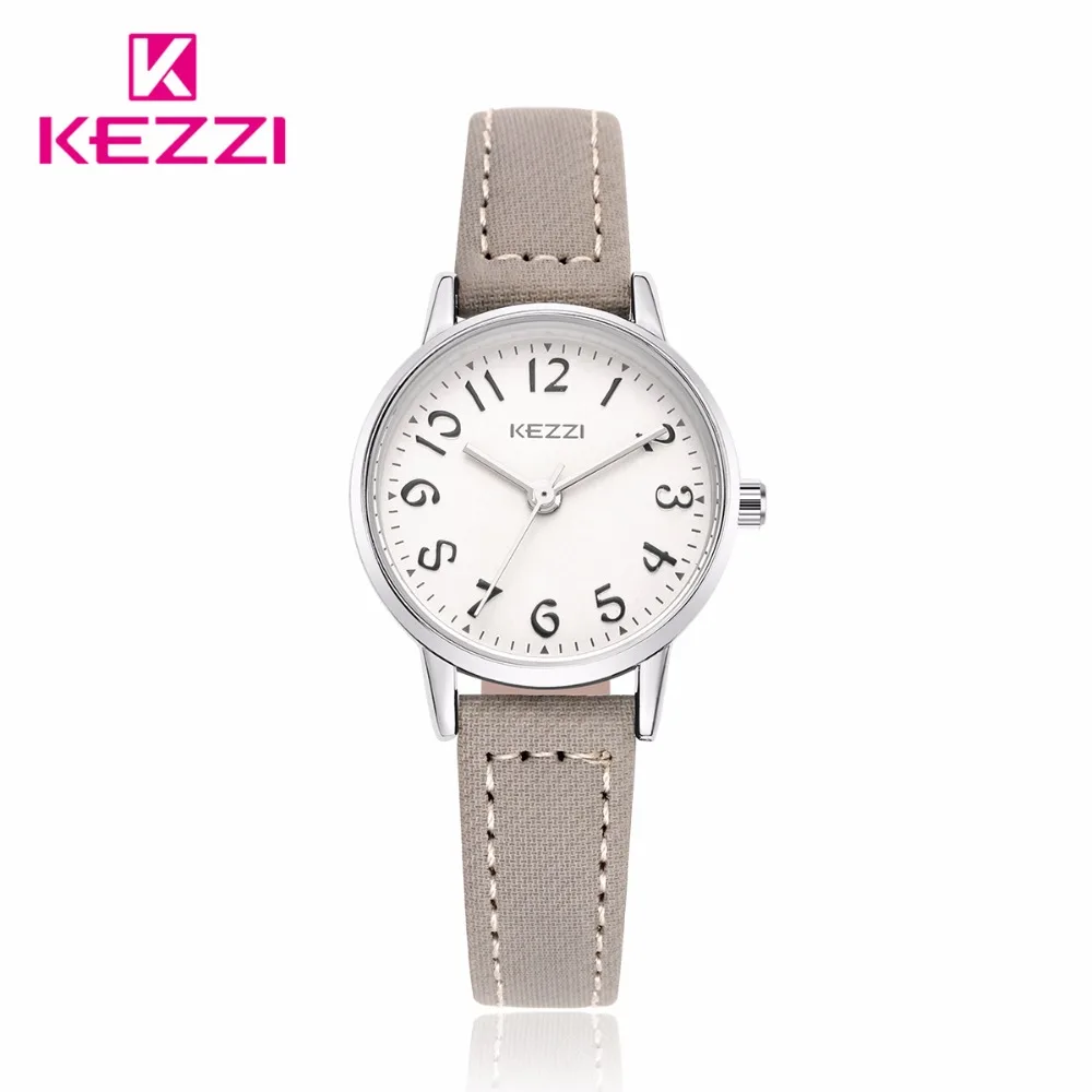 часы женские KEZZI Relogio feminino Часы для Для женщин простой студенток модные маленький